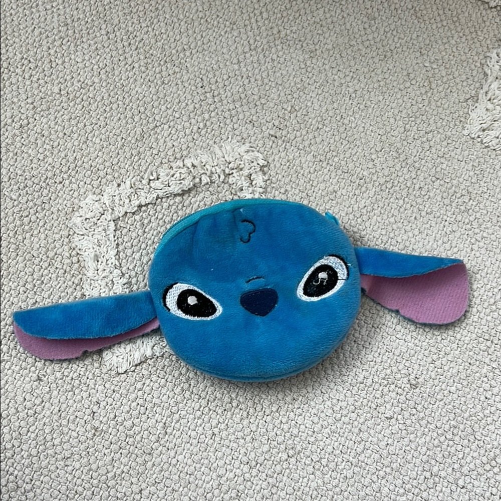 Disney Blue and Pink Stitch coin purse